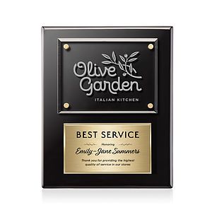 Gossamer Plaque - Black/Gold