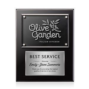 Gossamer Plaque - Black/Silver