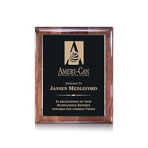 Telford Plaque - Ebony/Walnut