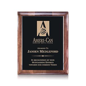 Telford Plaque - Ebony/Walnut