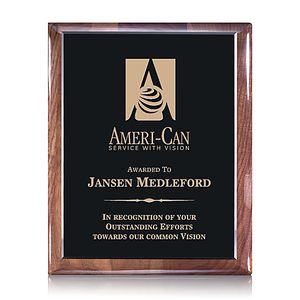 Telford Plaque - Ebony/Walnut
