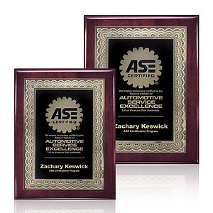 Oakleigh Certificate - Rosewood Finish