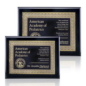 Oakleigh Certificate - Black Finish