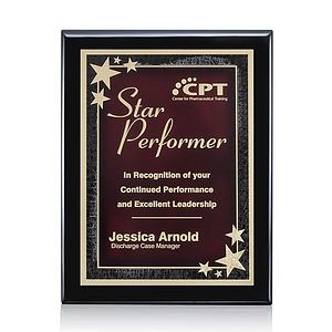 Oakleigh/Starburst - Black/Red