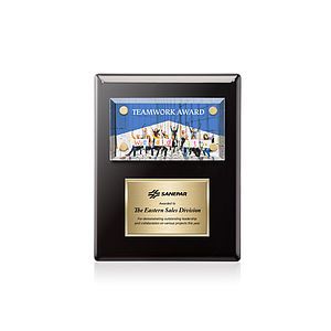 Gossamer VividPrint™ Plaque - Black/Gold