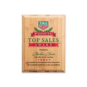 Bamboo VividPrint™ Plaque