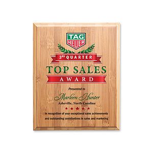 Bamboo VividPrint™ Plaque