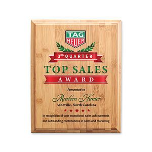 Bamboo VividPrint™ Plaque