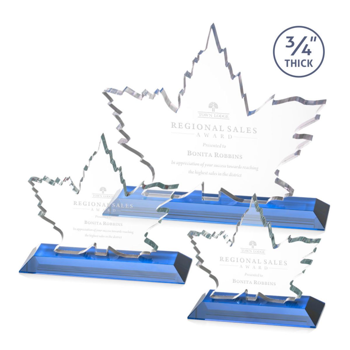 Maple Leaf Award - Sky Blue