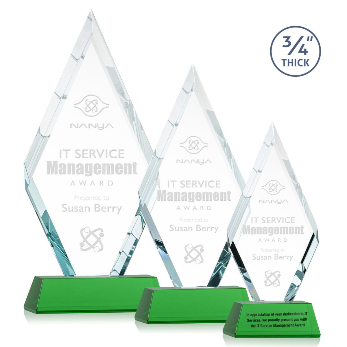 Richmond Award on Newhaven Base - Green