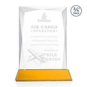 Messina Award on Newhaven Base - Amber