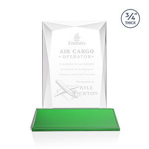 Messina Award on Newhaven Base - Green