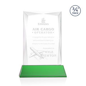 Messina Award on Newhaven Base - Green