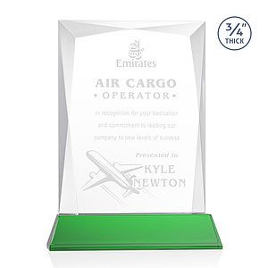 Messina Award on Newhaven Base - Green