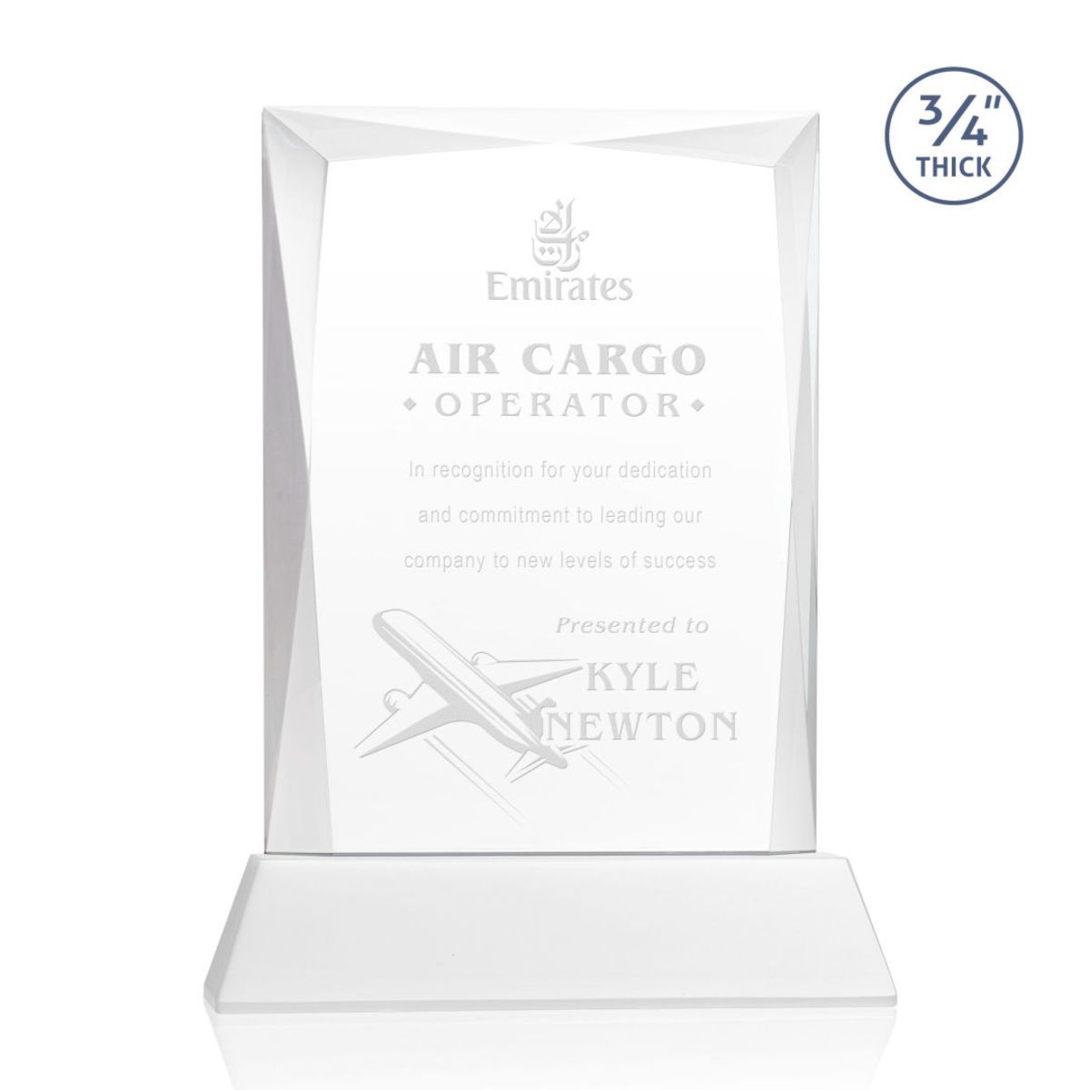 Messina Award on Newhaven Base - White
