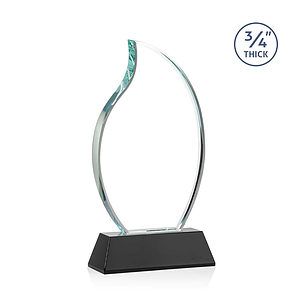 Croydon Flame Award on Newhaven Base - Black