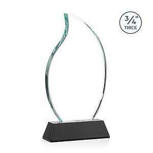 Croydon Flame Award on Newhaven Base - Black