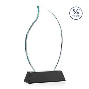 Croydon Flame Award on Newhaven Base - Black