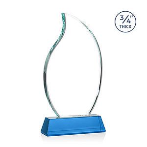 Croydon Flame Award on Newhaven Base - Sky Blue