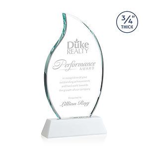 Croydon Flame Award on Newhaven Base - White