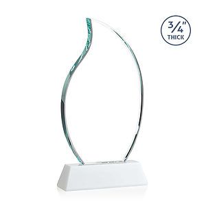 Croydon Flame Award on Newhaven Base - White
