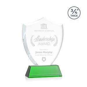 Scudo Shield Award on Newhaven - Green