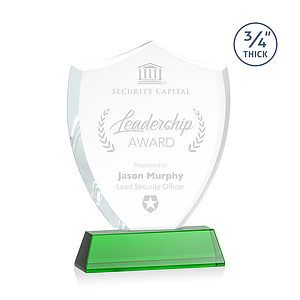Scudo Shield Award on Newhaven - Green