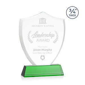 Scudo Shield Award on Newhaven - Green