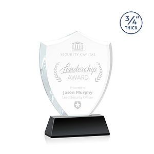 Scudo Shield Award on Newhaven - Black