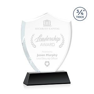 Scudo Shield Award on Newhaven - Black