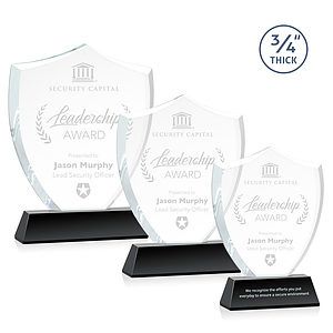 Scudo Shield Award on Newhaven - Black