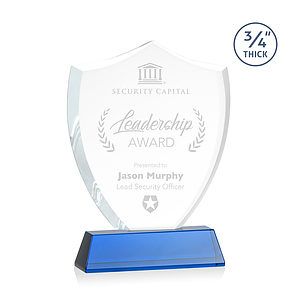 Scudo Shield Award on Newhaven - Blue