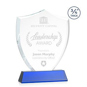 Scudo Shield Award on Newhaven - Blue