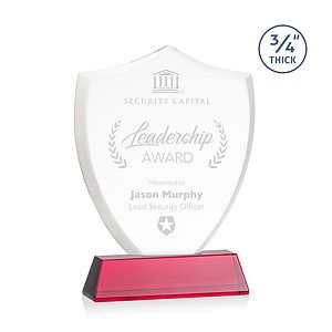 Scudo Shield Award on Newhaven - Red