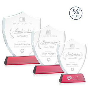 Scudo Shield Award on Newhaven - Red