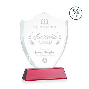 Scudo Shield Award on Newhaven - Red
