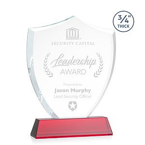 Scudo Shield Award on Newhaven - Red