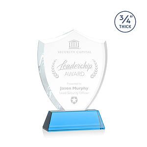 Scudo Shield Award on Newhaven - Sky Blue