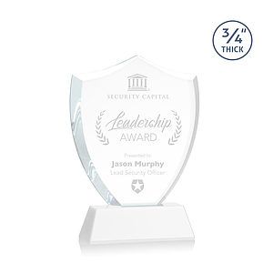 Scudo Shield Award on Newhaven - White