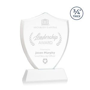 Scudo Shield Award on Newhaven - White