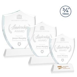 Scudo Shield Award on Newhaven - White