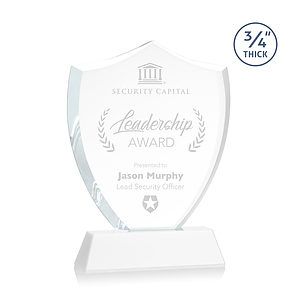Scudo Shield Award on Newhaven - White