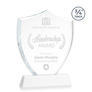 Scudo Shield Award on Newhaven - White