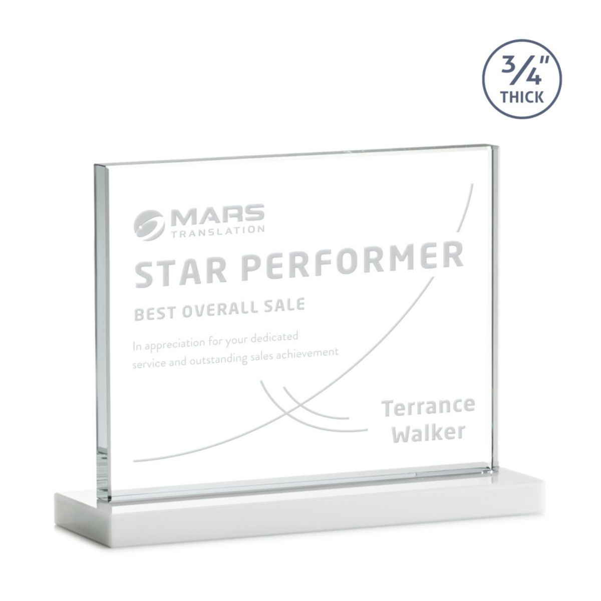 Manhattan Award - White 