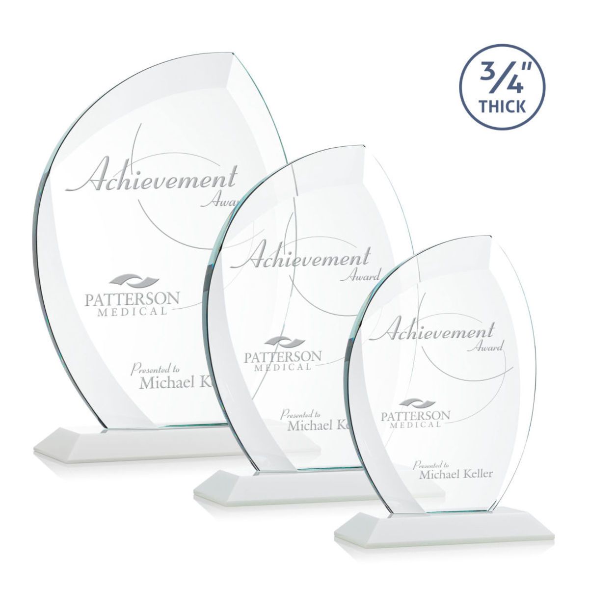 Promotional Wichita award white Personalized With Your Custom Logo