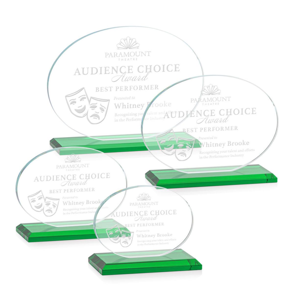 Austin Award (Horiz) - Green