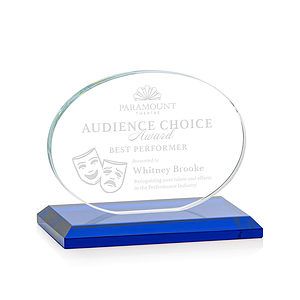 Austin Award (Horiz) - Blue
