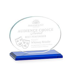 Austin Award (Horiz) - Blue