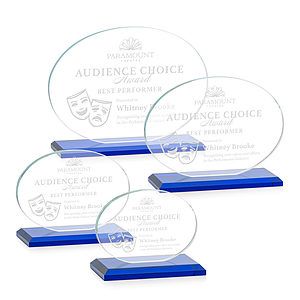 Austin Award (Horiz) - Blue