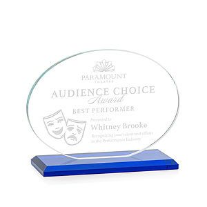 Austin Award (Horiz) - Blue
